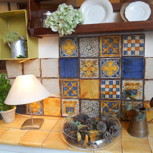 Keramikfliesen - CONTE OF FIRENZE QUADRALINO - SCIANNA CERAMICHE - für den Innenraum / Wand / rustikal