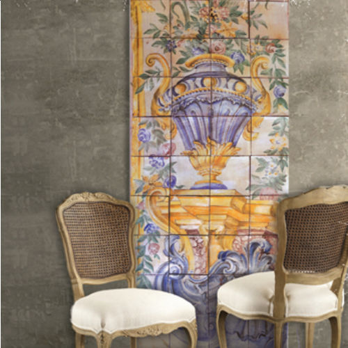 Keramikfliesen - I FASTI DEL GATTOPARDO PANNELLO MAIOLICA - SCIANNA CERAMICHE - für den Innenraum / Wand / Motiv