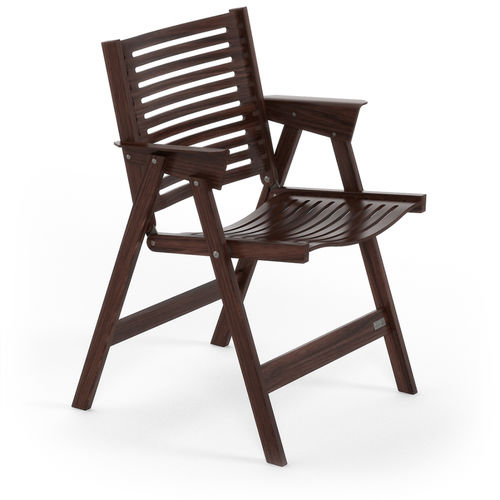 Stuhl / skandinavisches Design - REX KRALJ - für den Innenraum / Nussbaum / klappbar