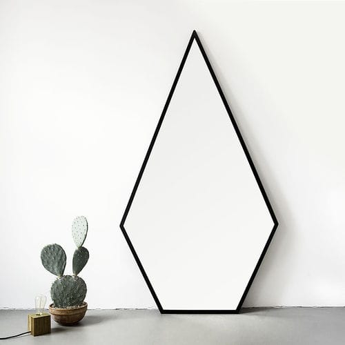 Standspiegel - DIAMOND - NUTSANDWOODS - modern / Stahl