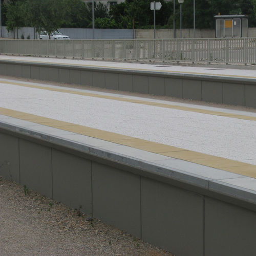 Stahlbeton-Stützmauer - QUAY - Farcimar - Fertigbau / für Eisenbahnlinien