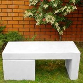 Moderne Gartenbank - FARCI LINE - Farcimar - Beton / ohne Rückenlehne / ohne Armlehnen