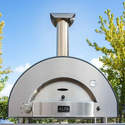 Pizzaofen für Privatgebrauch - CLASSICO 2 Pizze - Alfa Forni - Gas / Holz / kompakt