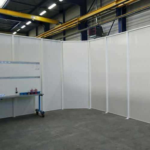 Abnehmbare Trennwand - Cloisons simple paroi mélaminé PRIMA - AMGE industrie - modular / Holz / Stahl