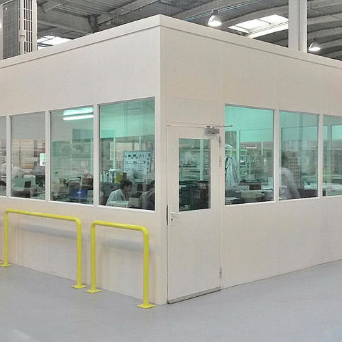 Abnehmbare Trennwand - EXCELIA 3 - AMGE industrie - modular / Glas / Stahl