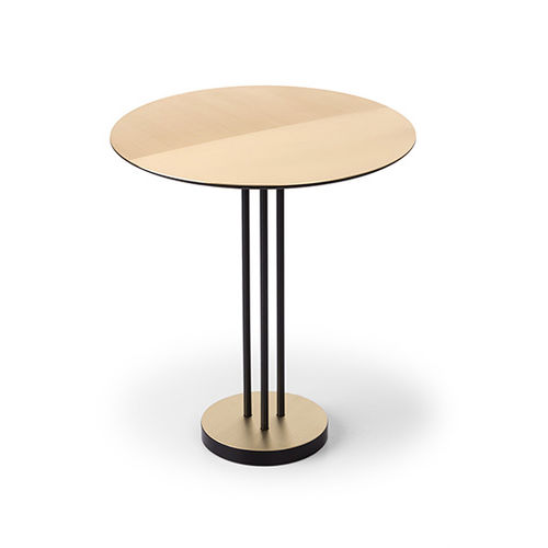 Moderner Beistelltisch - SATIN - MINGARDO - Messing / Eisen / Kupfer