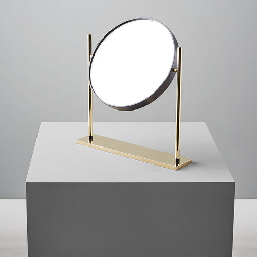 Tischspiegel - MIRRÒ - MINGARDO - modern / rund / Messing