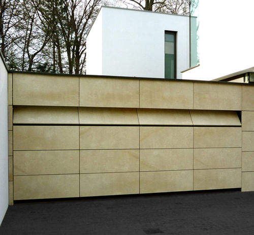Sektionale Garagentür - PEGASUS : BFA-FB - Guttomat - Aluminium / Stahl / Glas