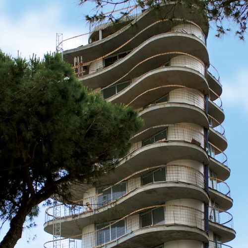 Einhäuptige Schalung - Arbloc srl - gebogen / Polystyrol / für Balkon