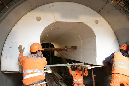 Zirkuläre Schalung - VAULTS - Arbloc srl - Träger / einhäuptig / Polystyrol