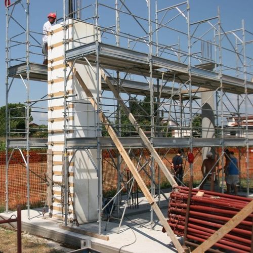 Modulschalung - TOPFINISH - Arbloc srl - wiederverwendbar / Polystyrol / für Pfeiler