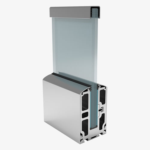 Glasgeländer - SMARTBASE 80-125  - ARFEN - Aluminium / Glasplatten / für den Innenraum