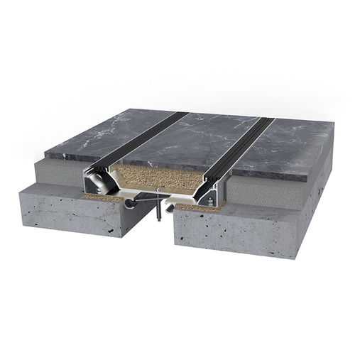 Aluminium-Dehnungsfuge - AR 802-100 - ARFEN - für Boden / für Fliesen / für Fußgänger