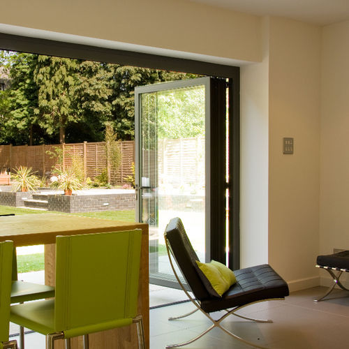 Glasfaltwand - AIRCLOS Aluminium Systems - Aluminium / mit Doppelverglasung / windfest