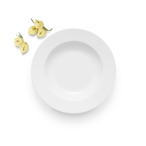 Hohler Teller - PASTA - eva solo - rund / Porzellan / für Gourmetrestaurant