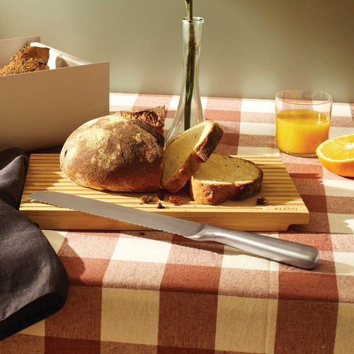 Brotmesser mit Metallgriff - MAMI - ALESSI S.P.A. - mit Edelstahlklinge