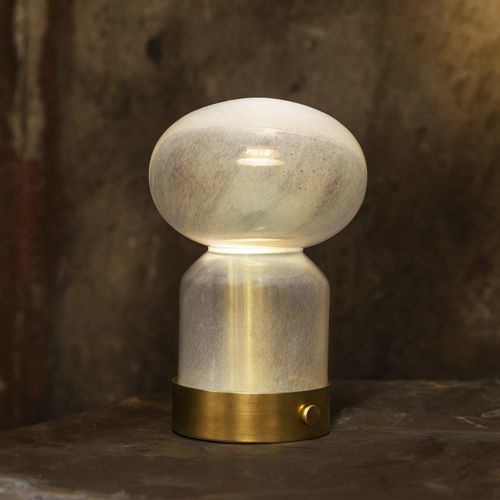 Tischlampe - Essence  - ORSJO - Kupfer / aus Rohmessing / geblasenes Glas
