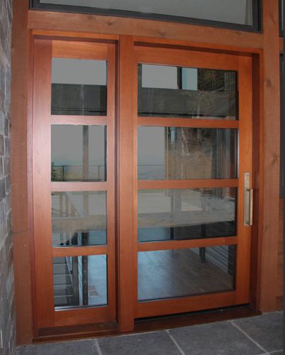 Eingangstür - BOWERS 510 - AppWood - Holz / drehend / Glas