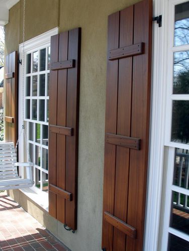 Einflügeliger Fensterladen - STERLING - AppWood - Holz