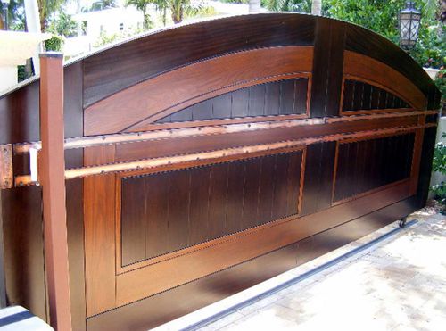 Schiebetor - WEISS - AppWood - Holz / Platten / für Gewerbegebrauch