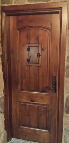 Tür für Innenbereich - APP-TUSCAN - AppWood - Holz / einflügelig / halbverglast