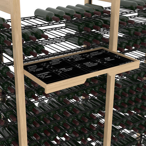 Weinkühlschrank für professionellen Einsatz - 006015-7  - L’Atelier du Vin - freistehend / Holzfurnier / Schiefer