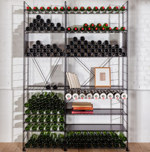 Modernes Regal - 006012-6 / 006013-3  - L’Atelier du Vin - pulverbeschichteter Stahl / für Gewerbegebrauch / Wein