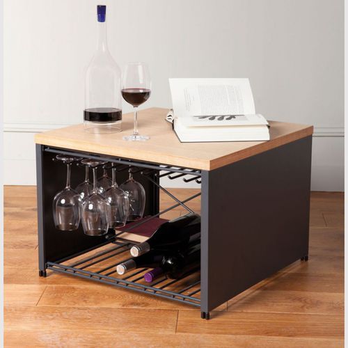 Moderner Minibarmöbel - L’Atelier du Vin - Massivholz / aus lackiertem Stahl / für professionellen Einsatz
