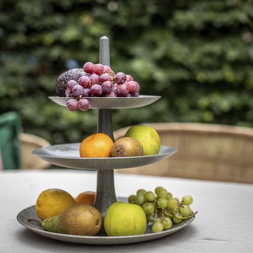 Präsentierregal für Nahrungsmittel - BABELL L - Koziol - freistehend / Recyclingkunststoff / mit 2 Regalbrettern