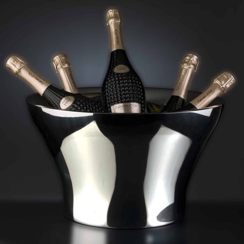 Zinn-Champagnerkübel - VASSCO - OA 1710 - Aluminium / Hochglanz / für Gewerbegebrauch