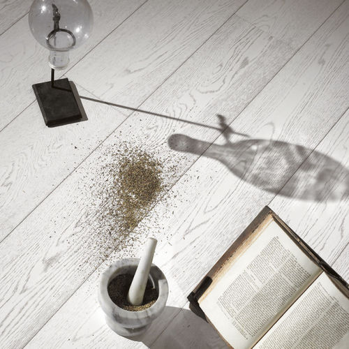 Mehrschichtparkett - BIANCO + BIANCO - ORIGINAL PARQUET - gebleichte Eiche / matt / schwimmend