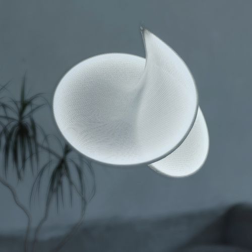 Hängelampe - LLLL.01 - llll - Aluminium / Stoff / originelles Design