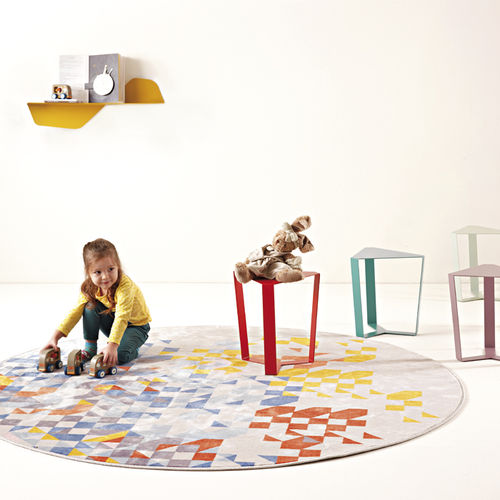 Moderner Teppich - SAPORE DI MARE - MEME DESIGN - mit geometrischen Motiven / Samt / rechteckig