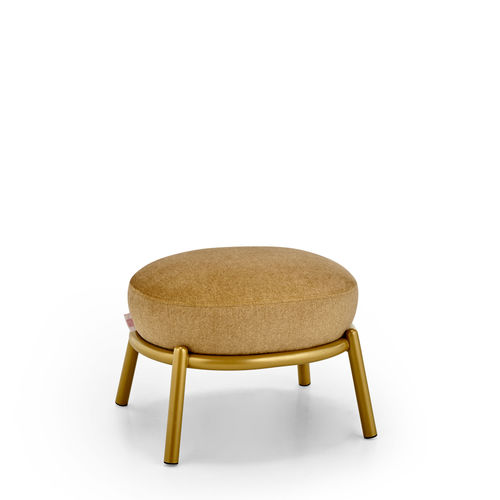 Modernes Sitzkissen - DROP - MEME DESIGN - Stoff / Stahl / oval
