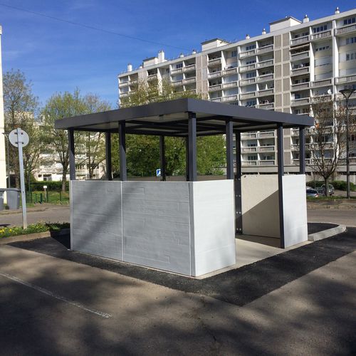 Überdachung für Müllcontainer - Centu'Park - BIHR