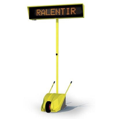 Werbeträger für Außenbereich - 40099 - TTS - mobil / 1 Linie / LED