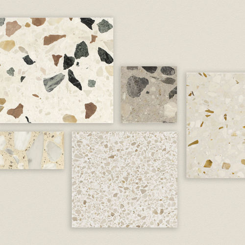 Zementfliesen - SOLO  - New Terracotta - Terrazzo / Naturstein / poliert