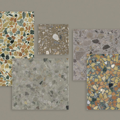 Zementfliesen - COUNTRY ROAD - New Terracotta - Terrazzo / Naturstein / poliert