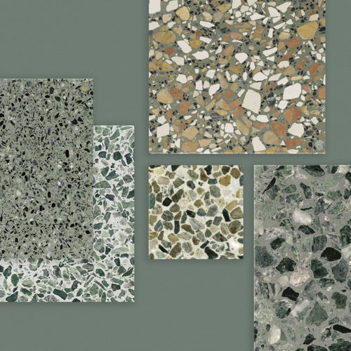 Zementfliesen - FESTIVAL - New Terracotta - Terrazzo / Naturstein / poliert