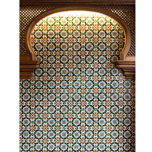 Fliesen / emaillierte Keramik - HAND PAINTED - New Terracotta - Terrakotta / Ton / Relief