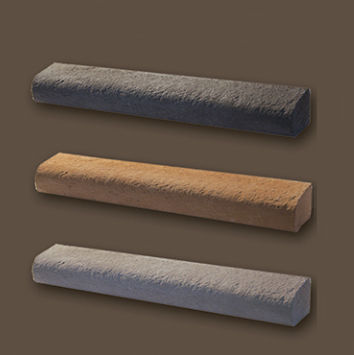 Beton-Verblendplatte - CSI-18X - CRAFT STONE - Außen / in Naturoptik / braun