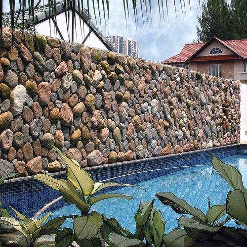 Betonverblender - CRAFTSTONE® : RIVER ROCK - CRAFT STONE - Innenbereich / Außen / glatt