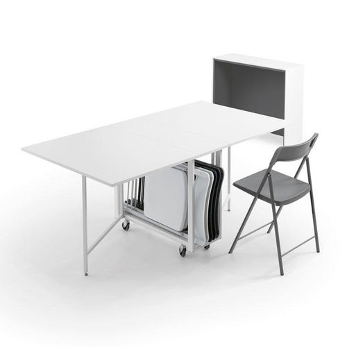 Moderner Tisch - ARCHIMEDE - pezzani home collection - Laminat / Gestell aus Aluminium / rechteckig