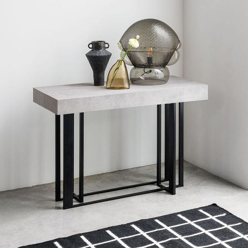 Moderner Konsolentisch - SUPREMAE - pezzani home collection - Laminat / Gestell aus Stahl / rechteckig