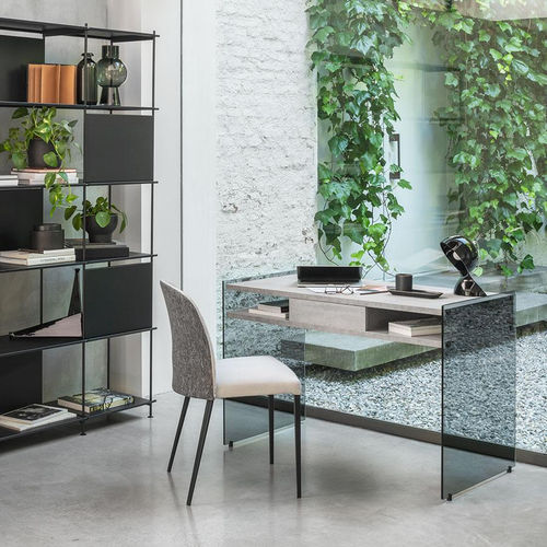 Bodenstehender Schreibtisch - SPACE - pezzani home collection - modern / Laminat / gerade