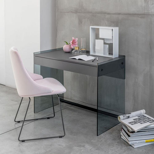 Bodenstehender Schreibtisch - MYDESK  - pezzani home collection - modern / gerade / Gestell aus Metall