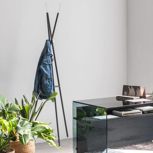 Bodenstehender Garderobenständer - STILO - pezzani home collection - modern / Stahl / schwarz