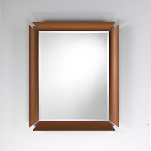 Wandmontierter Spiegel - GLAM - pezzani home collection - modern / quadratisch / Aluminium