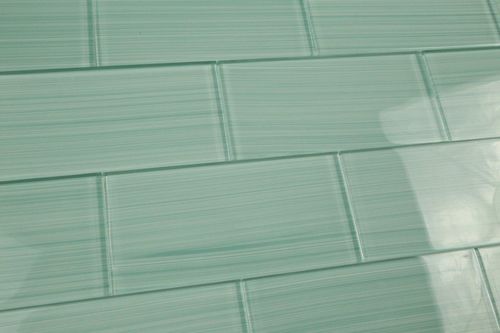 Glasfliesen - LAUDERDALE TEAL - BODESI - Hochglanz / glatt / für Küche