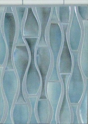 Keramikfliesen - SWERVE : OCEAN - BonTon design Handmade Tile - Relief / poliert / für den Innenraum
